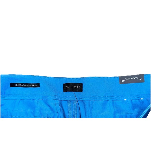 Talbots Bright Blue Ankle Pants - Picture 4 of 12